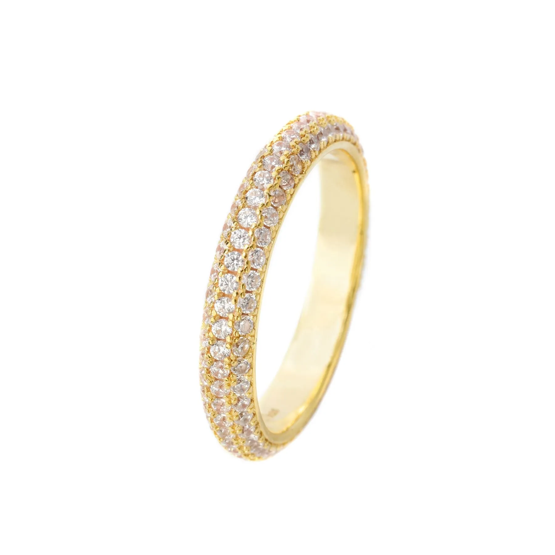 Georgini Goddess Pave Ring- Gold