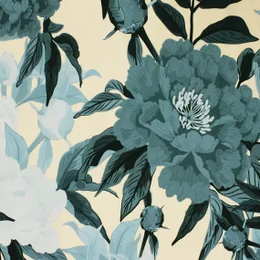 Giant Peonies Printed Spandex Fabric | Blue Moon Fabrics