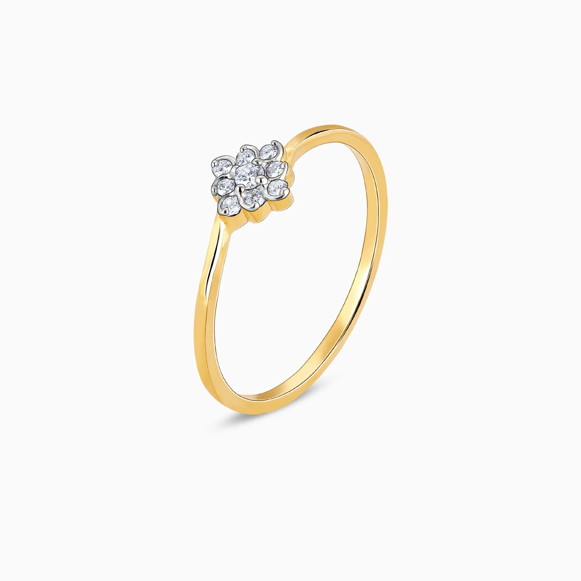 Gold Beauty In Elegance Diamond Ring