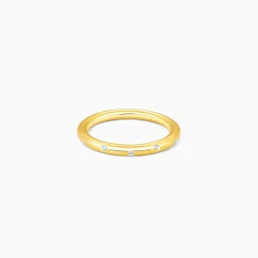 Gold Simple Elegance Diamond Ring