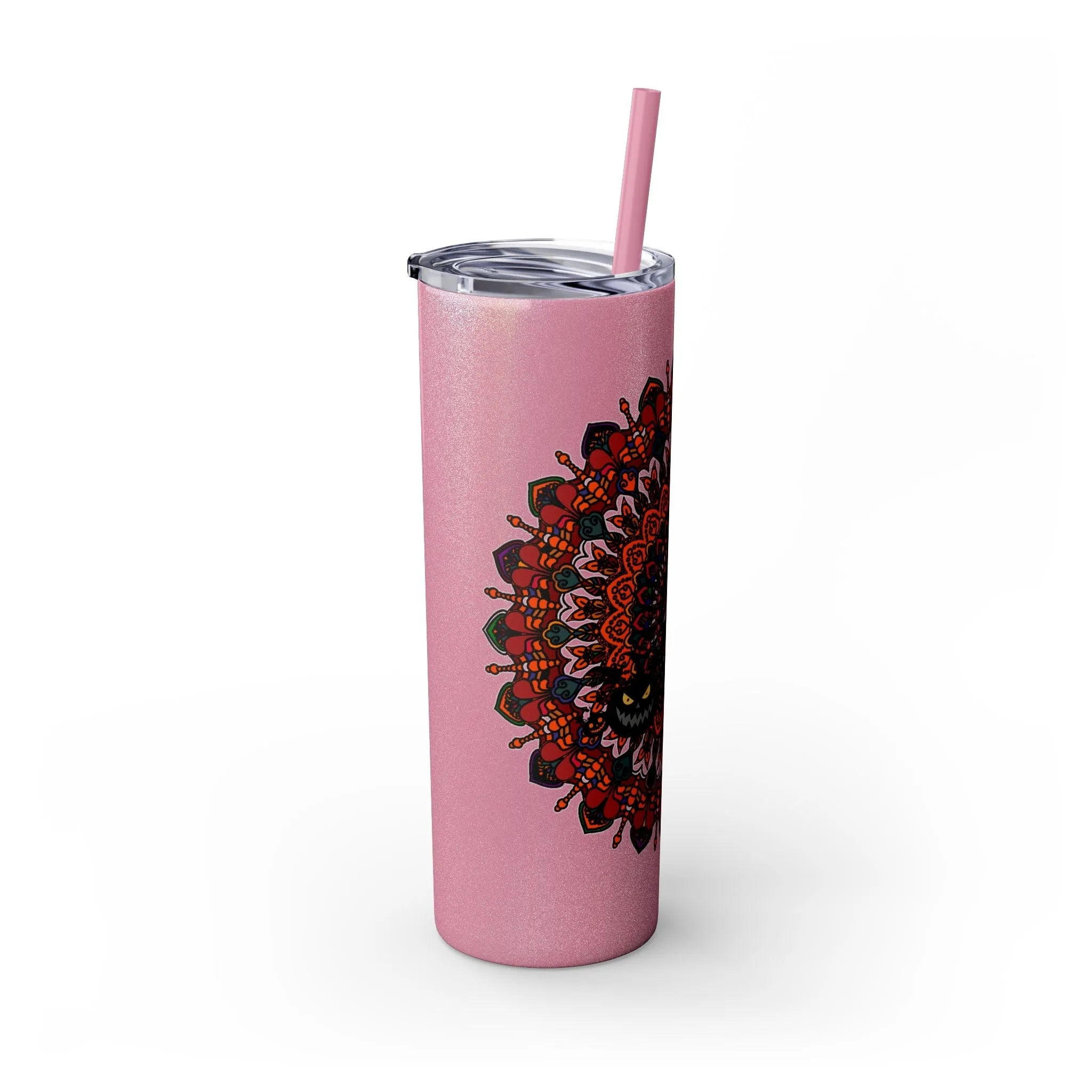 Handmade Mandala Design 20oz Skinny Tumbler - Hot/Cold - BPA-Free