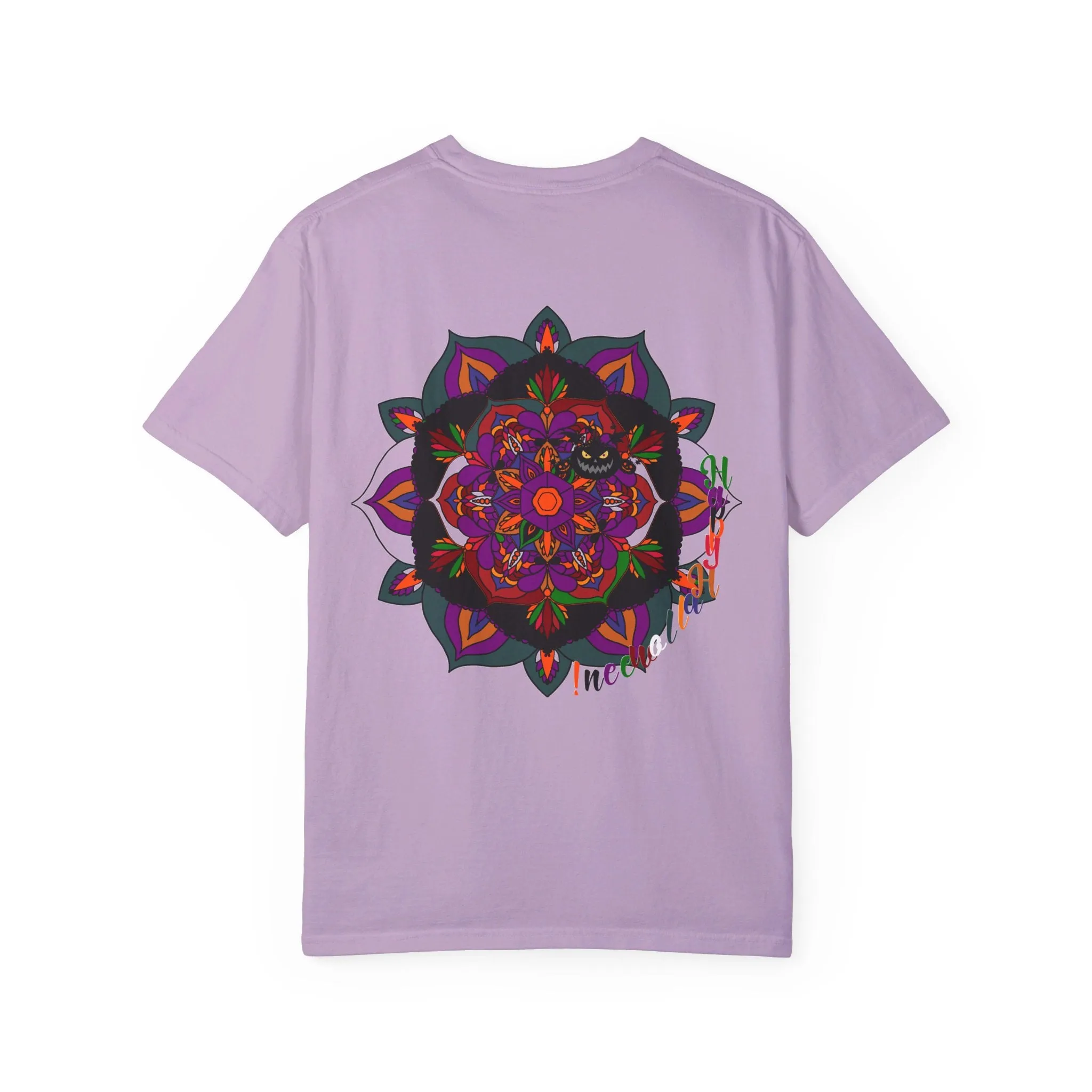 Handmade Mandala Design Halloween T-shirt - Unisex