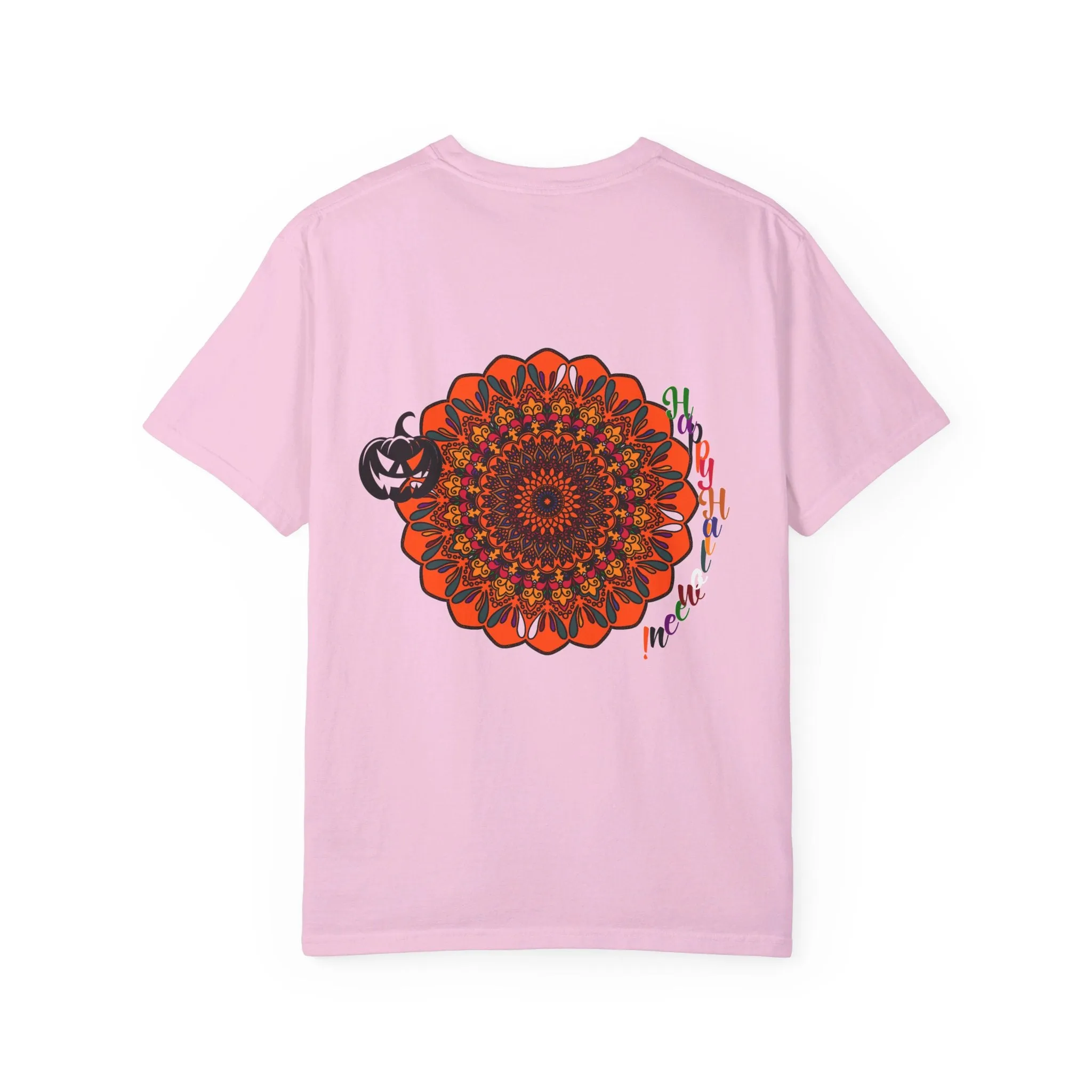 Handmade Pumpkin Mandala T-shirt - Unisex Tee