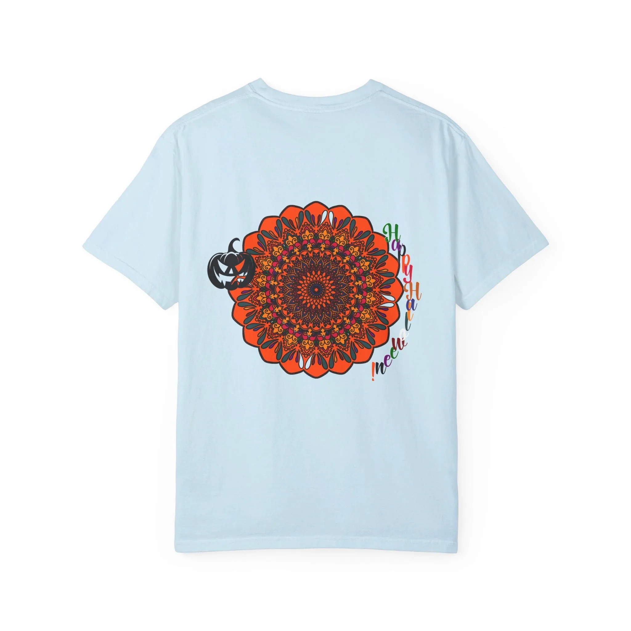 Handmade Pumpkin Mandala T-shirt - Unisex Tee