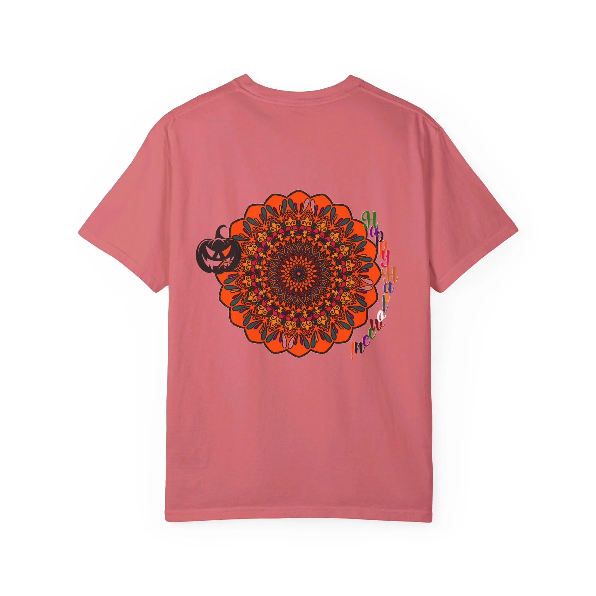 Handmade Pumpkin Mandala T-shirt - Unisex Tee