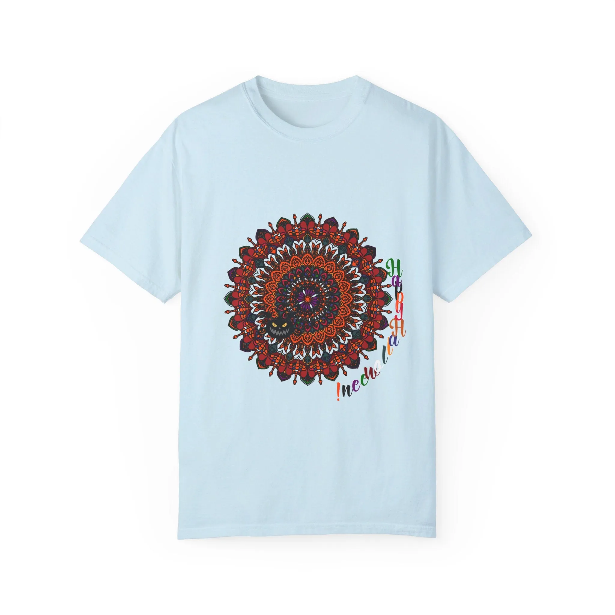 Handmade Pumpkin Mandala Tee - Mandala Art-Shirt