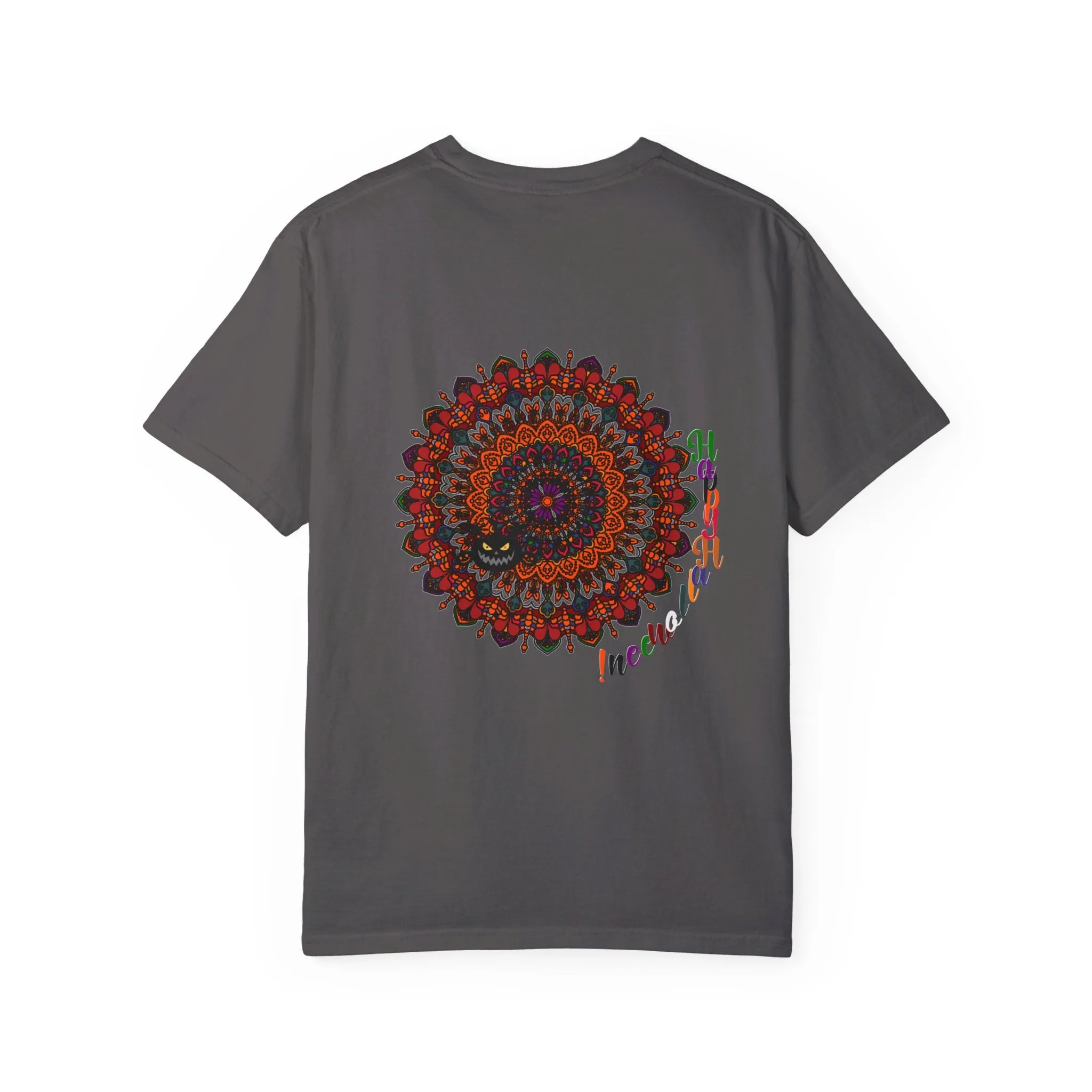 Handmade Pumpkin Mandala Tee - Mandala Art-Shirt