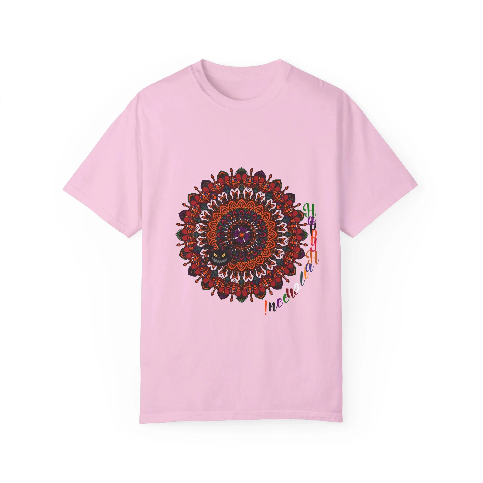 Handmade Pumpkin Mandala Tee - Mandala Art-Shirt