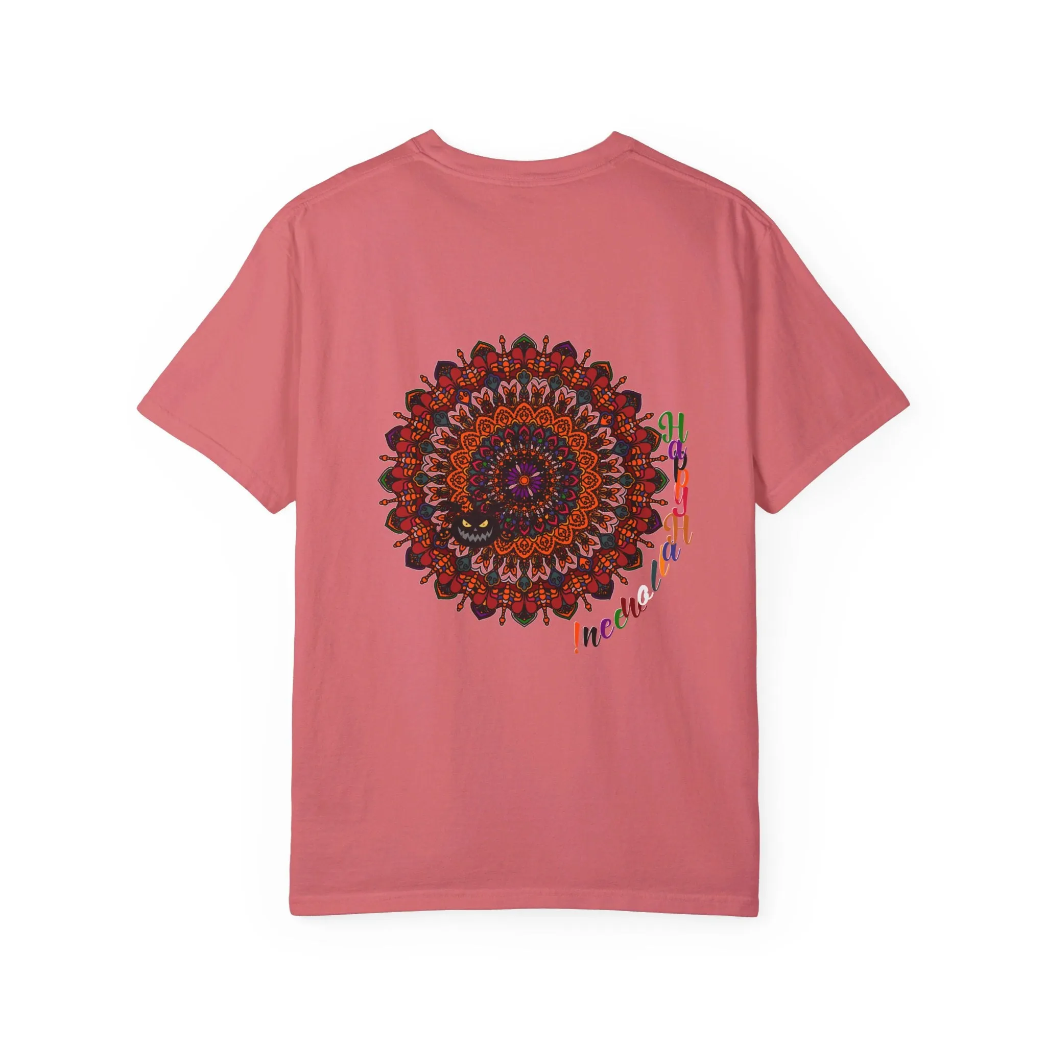 Handmade Pumpkin Mandala Tee - Mandala Art-Shirt