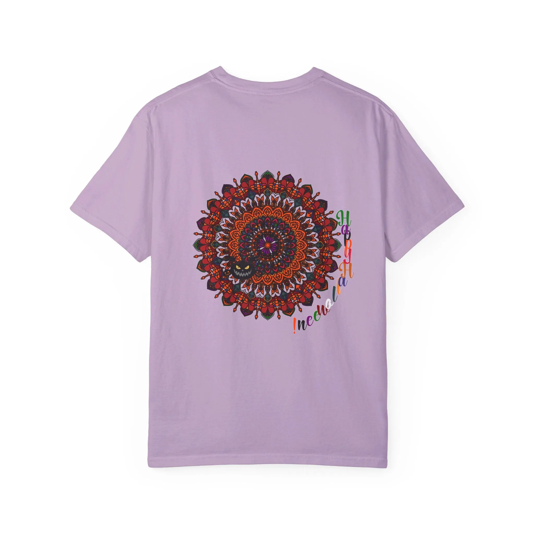 Handmade Pumpkin Mandala Tee - Mandala Art-Shirt