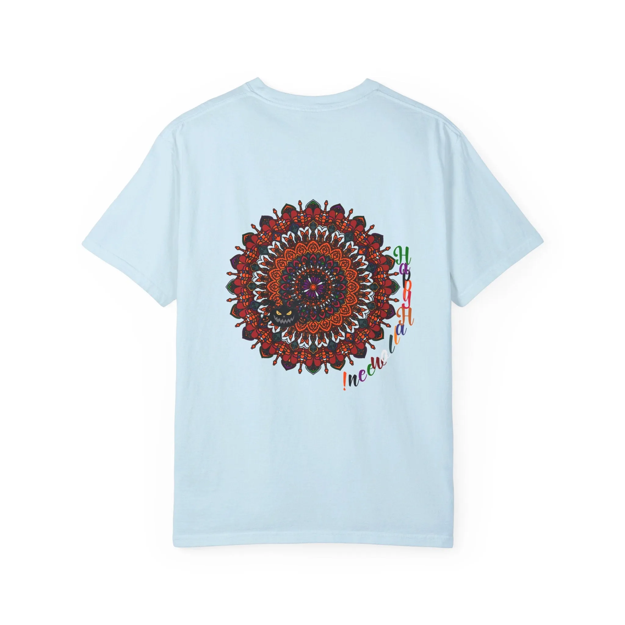 Handmade Pumpkin Mandala Tee - Mandala Art-Shirt