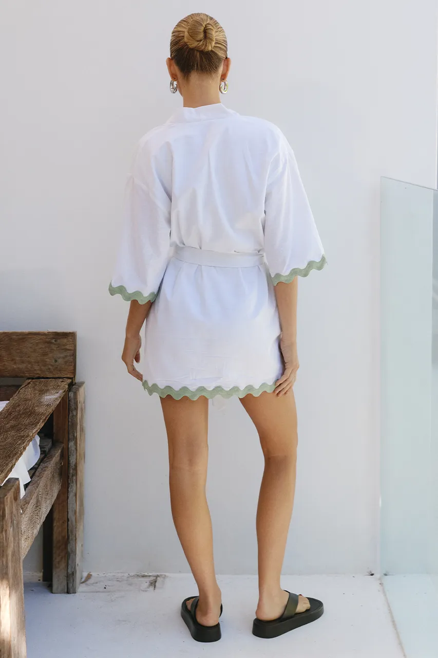 HARRY MINI DRESS - WHITE