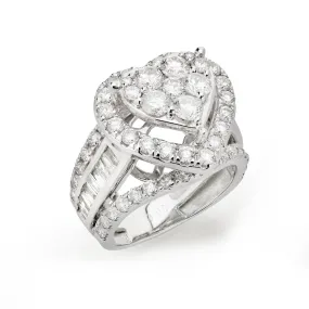 Heart Halo Ring