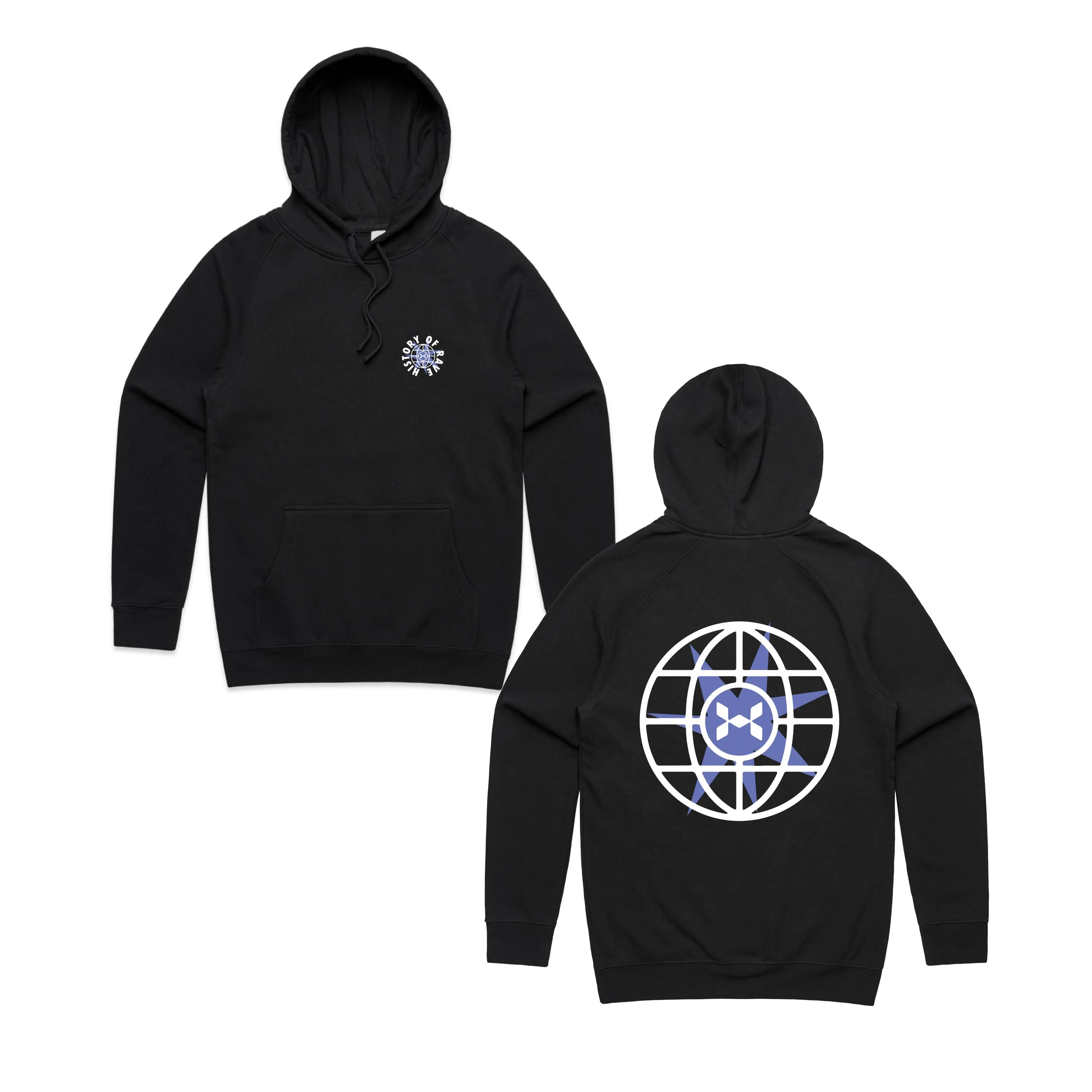 History Of Rave 'Logo' Hoodie - Black