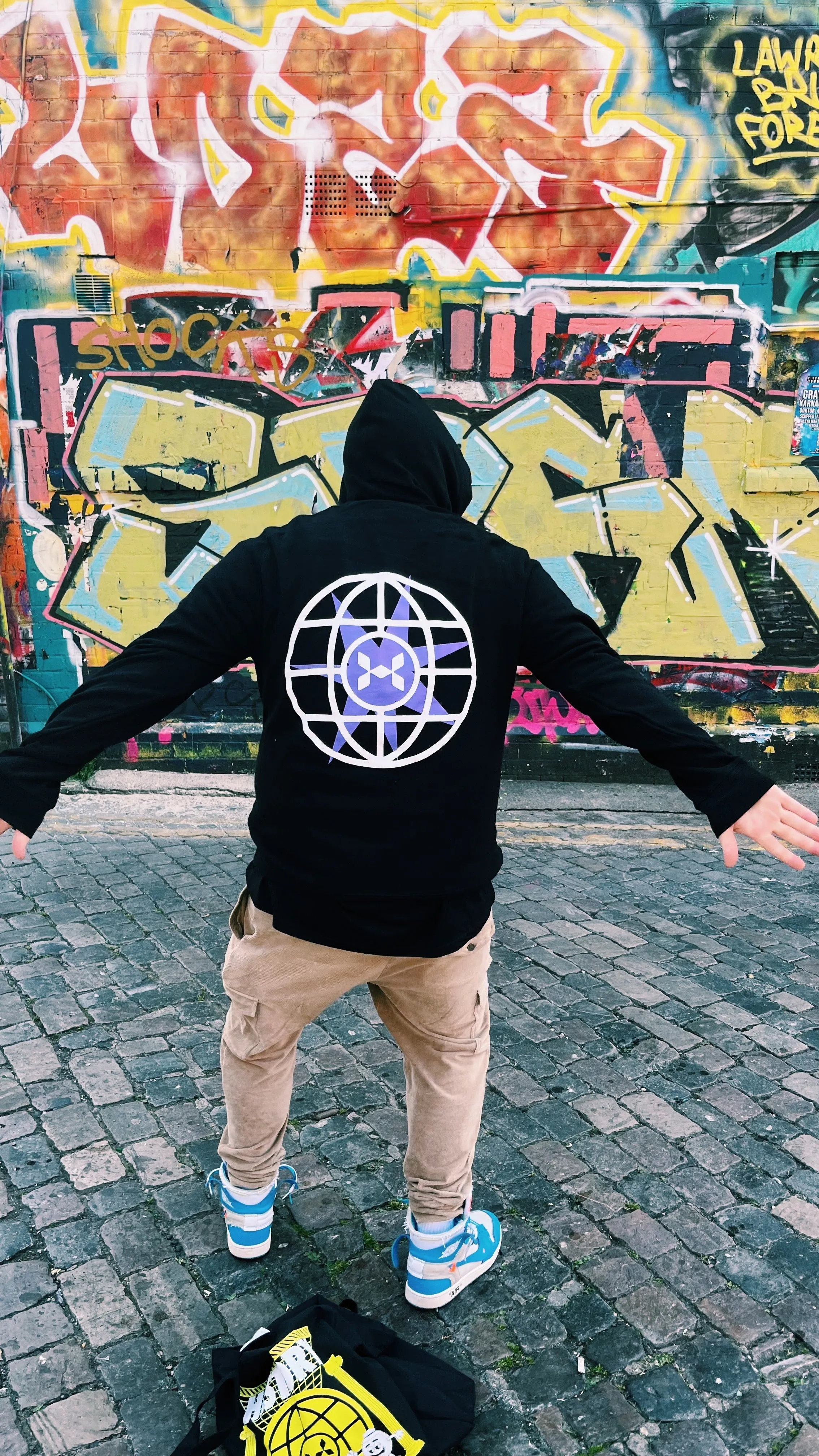 History Of Rave 'Logo' Hoodie - Black