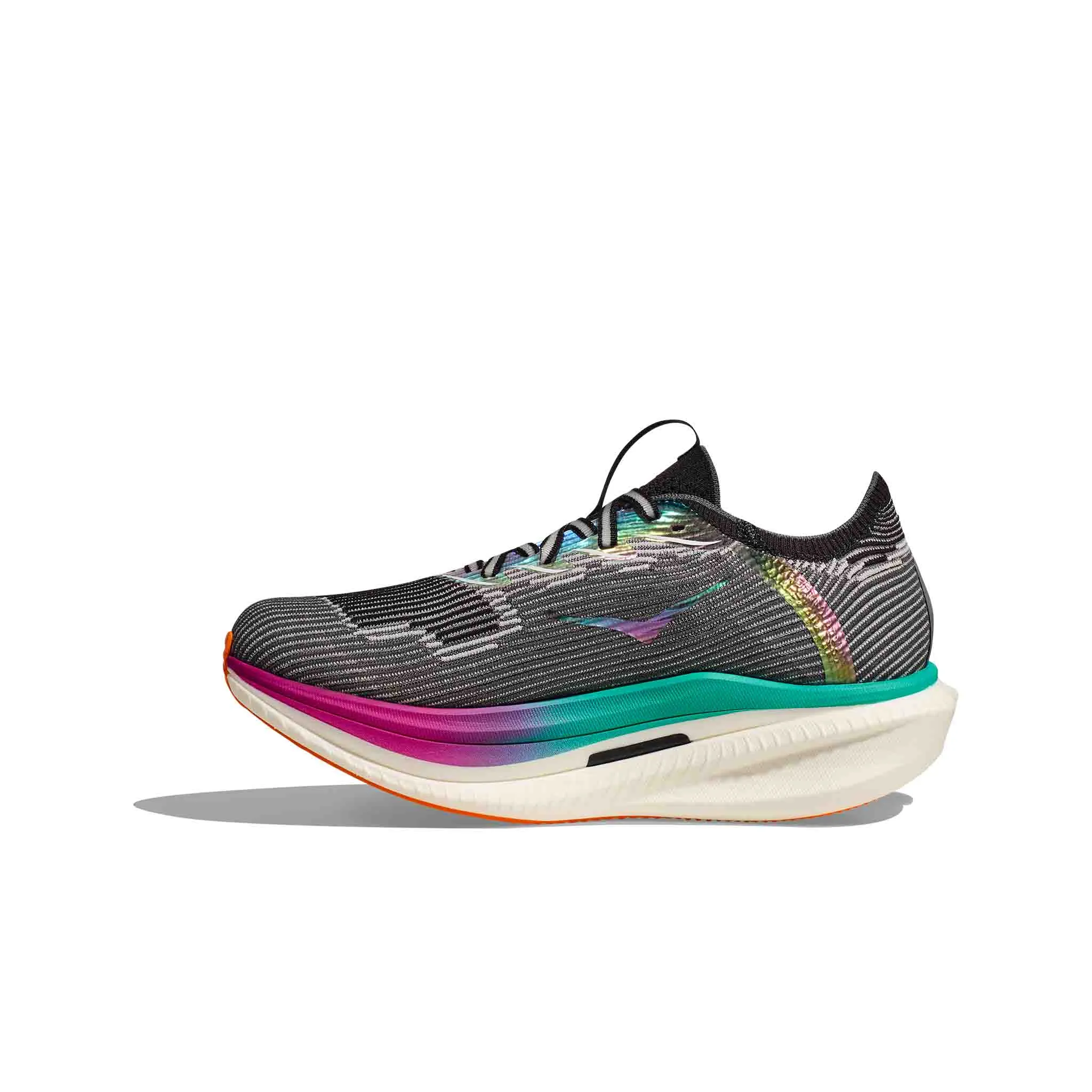 HOKA | Unisex Cielo X1 Running Shoes - Black/Electric Aqua