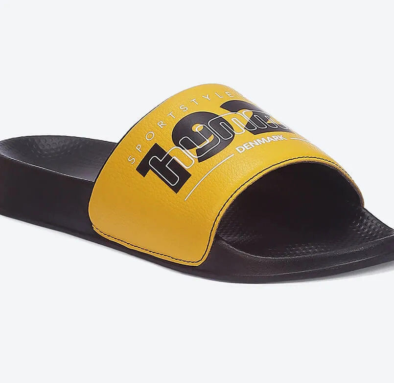 hummel TREFF MEN SLIDERS Comfortable Cushioned Sole Arch Support Durable Lightweight Flexible Trendy Style Flip flops and Slippers Slides for Men Daily use Chappal