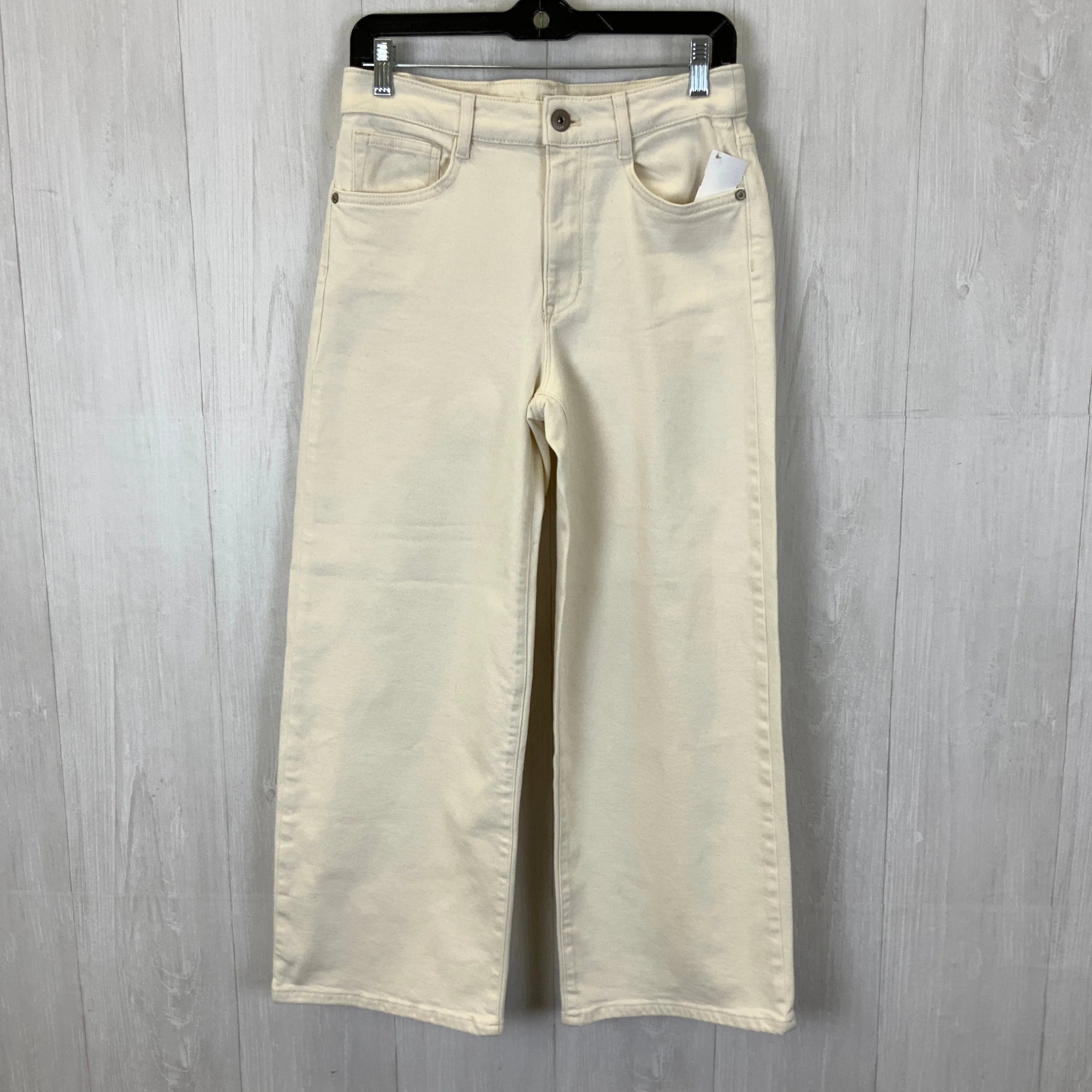 Jeans Wide Leg By J. Jill In Cream, Size: 8