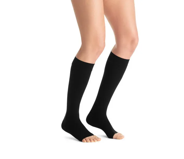 Jobst® Women's Opaque OPEN Toe Knee Highs