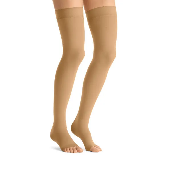 JOBST® Opaque Women's Thigh High 15-20 mmHg, Open Toe