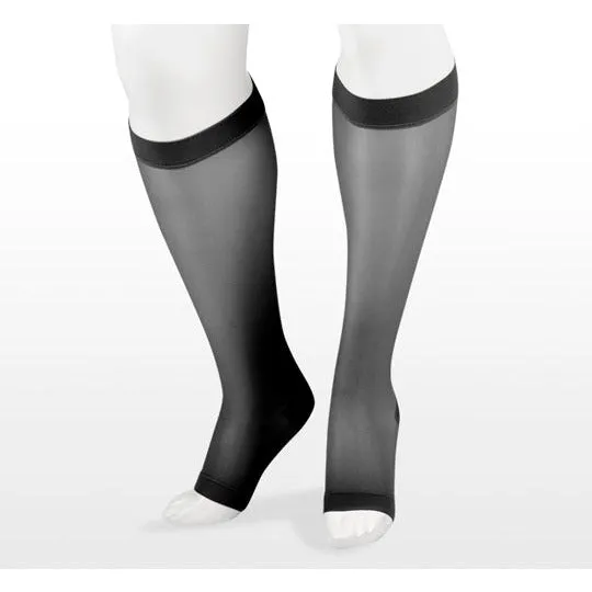 Juzo Naturally Sheer Knee High 20-30 mmHg, Open Toe