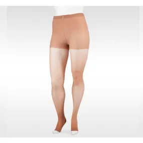 Juzo Naturally Sheer Pantyhose 20-30 mmhg, Open Toe