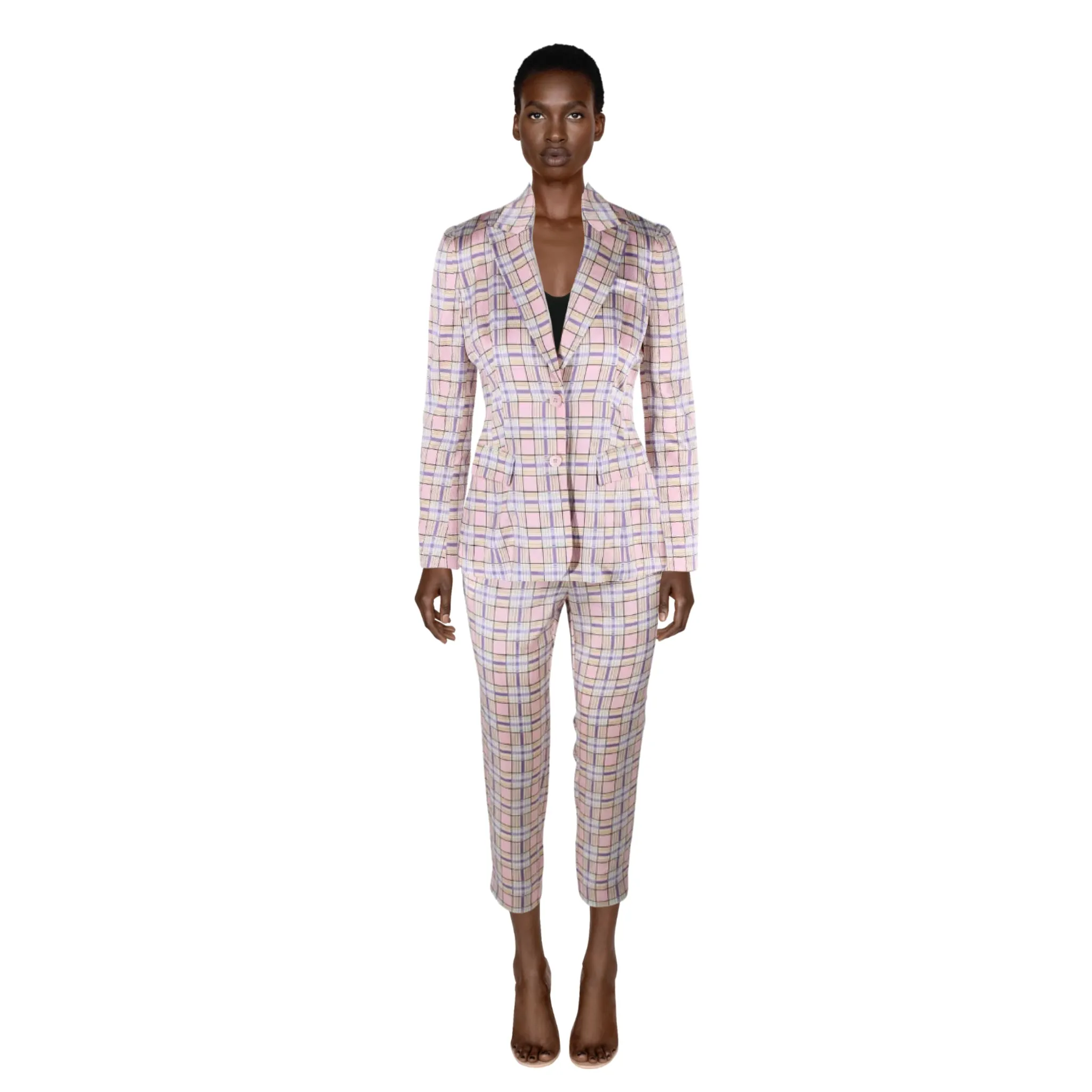 Left Fig Checkered Suit | 4