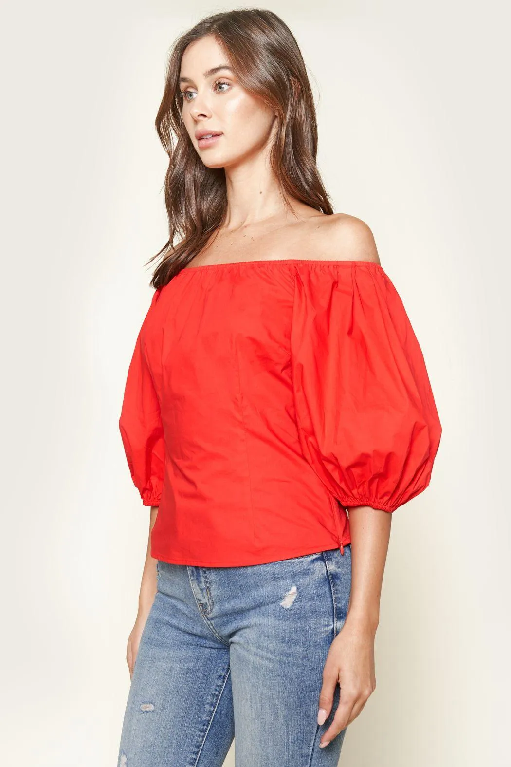 Lori Off The Shoulder Puff Sleeve Top