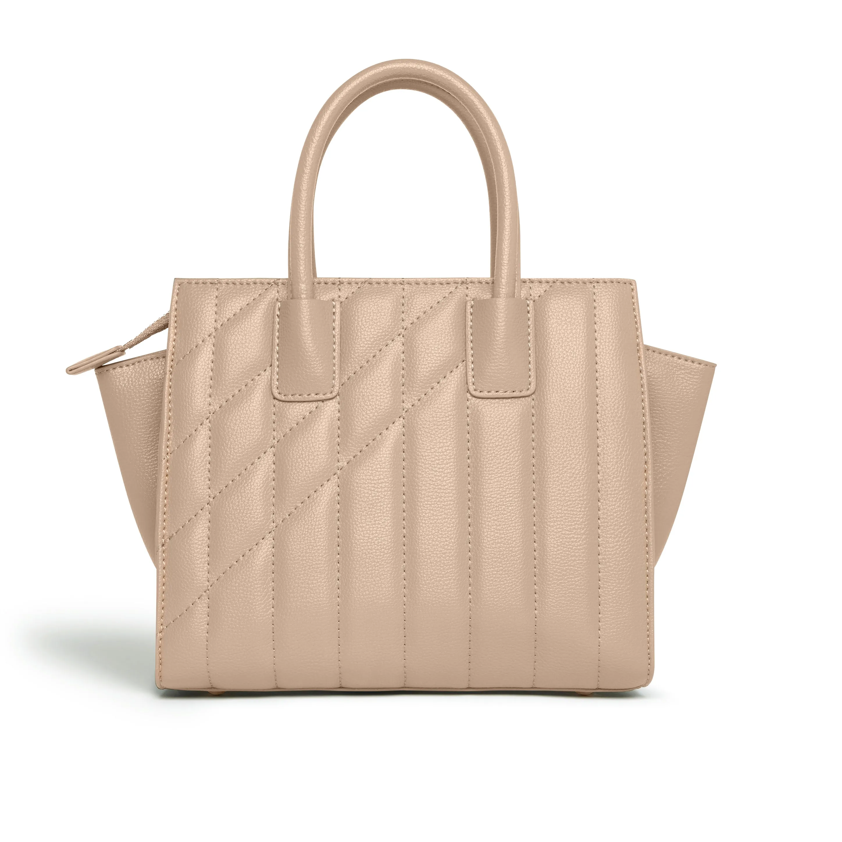 Mini Demi Tote Bag in Beige