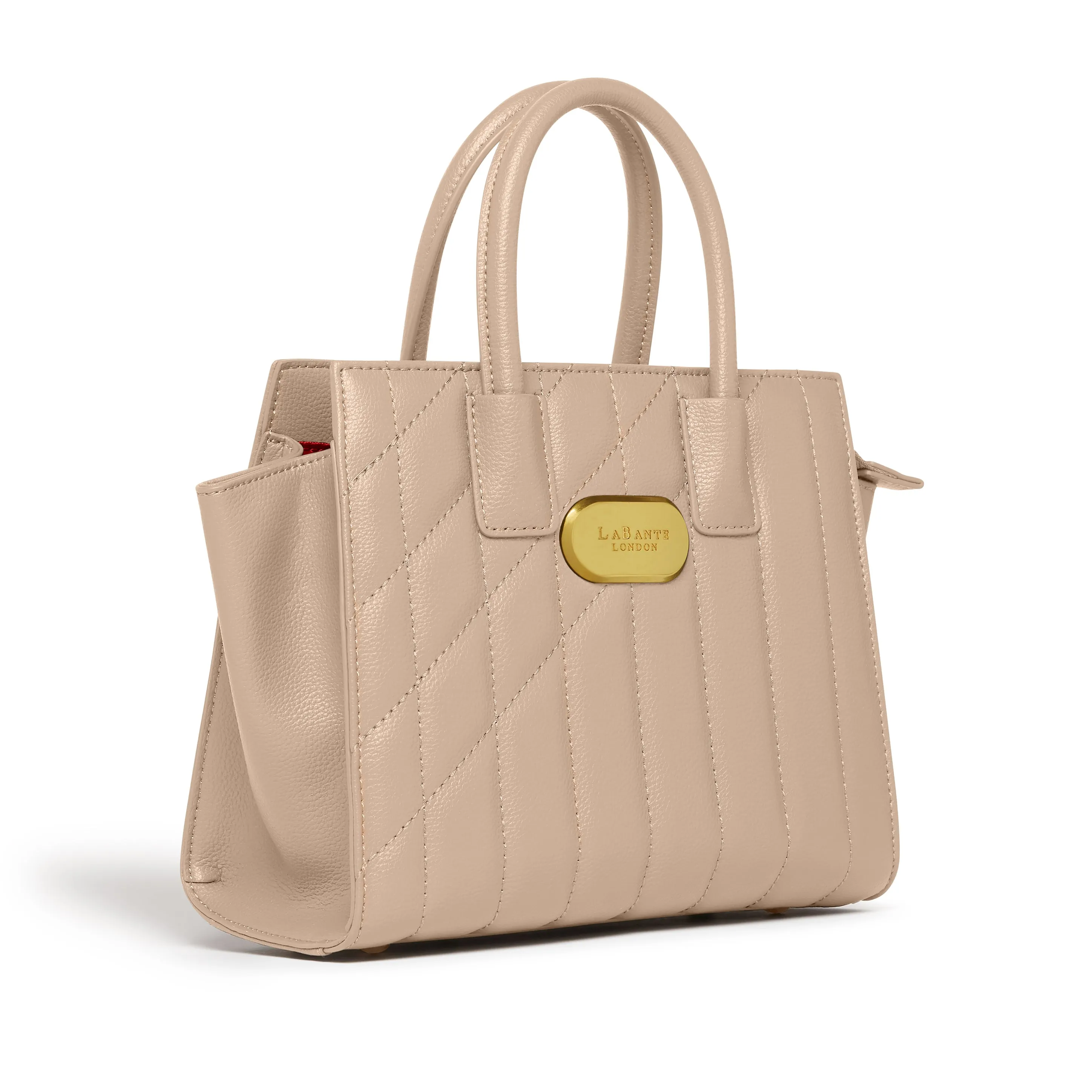 Mini Demi Tote Bag in Beige