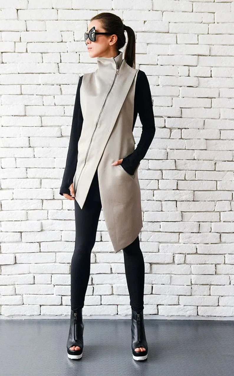 Minimalist Collared Vest