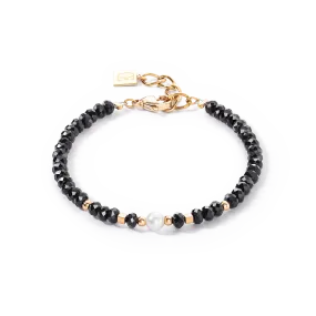 Mystic Pearl bracelet gold-black