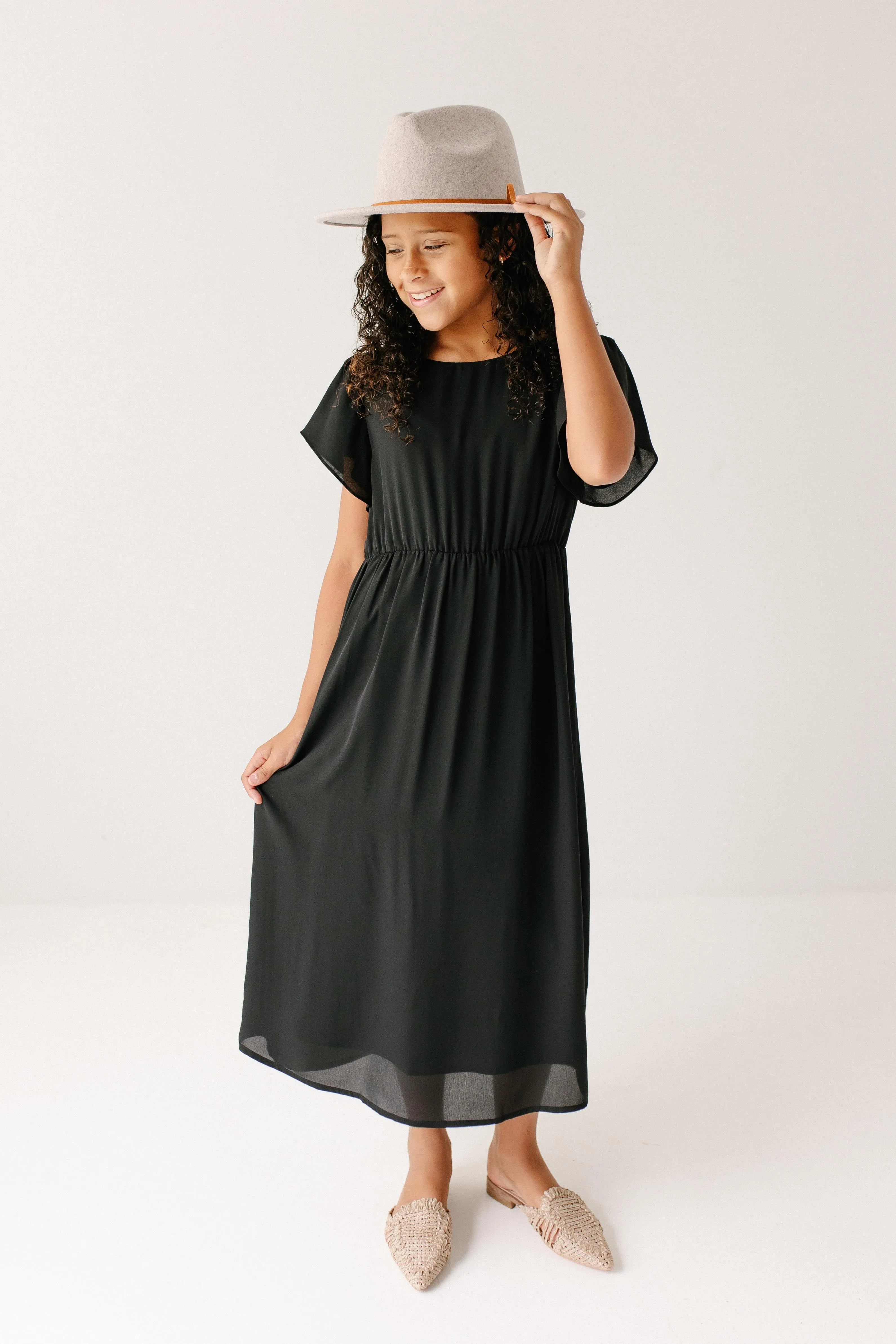 'Naomi' Girl Chiffon Maxi Dress