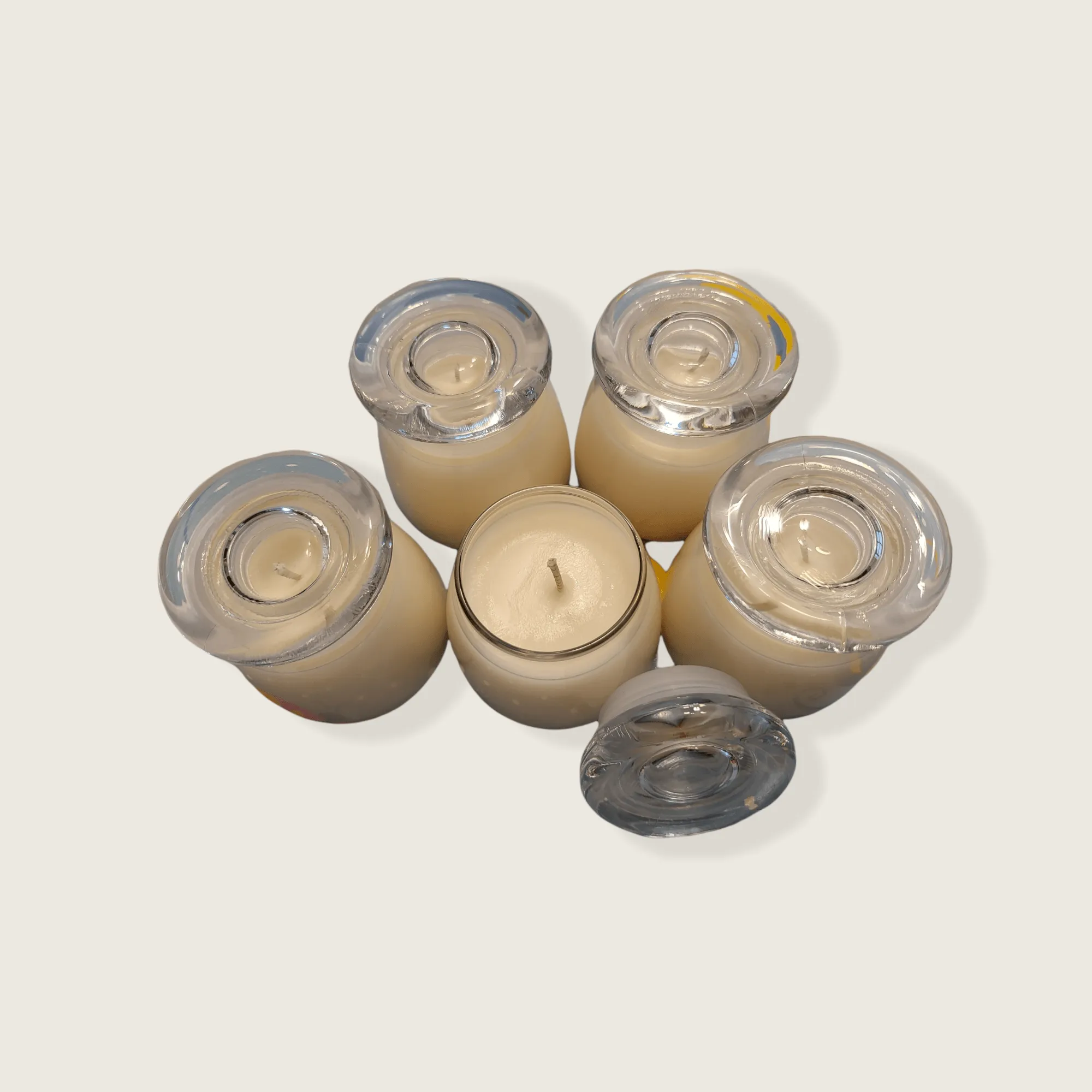 Natural Soy Candle in 6 oz. Libbey Glass Jar