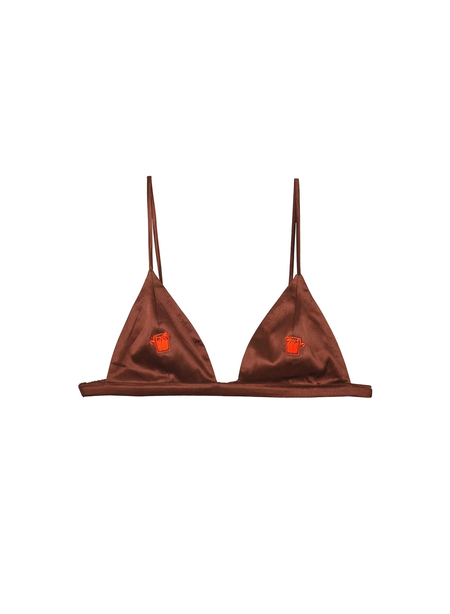 Negroni Embroidered Luxe Triangle Bra