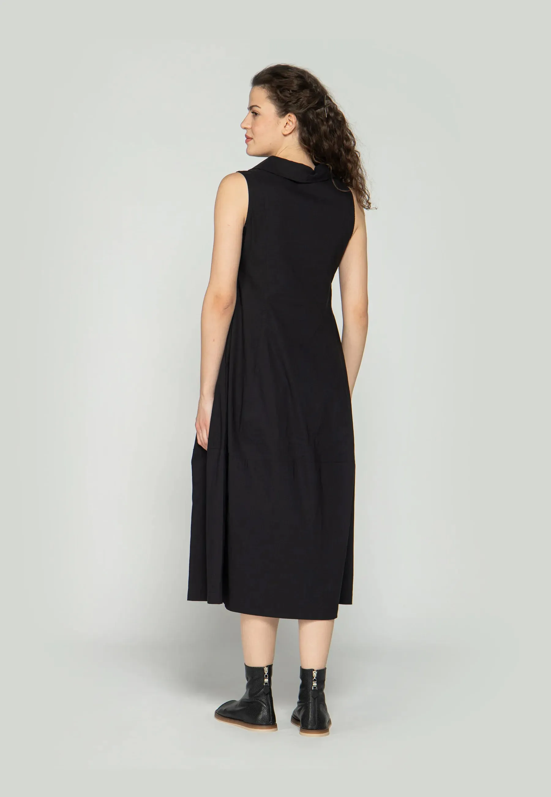 NOLA Stretch linen & cotton blended, long dress