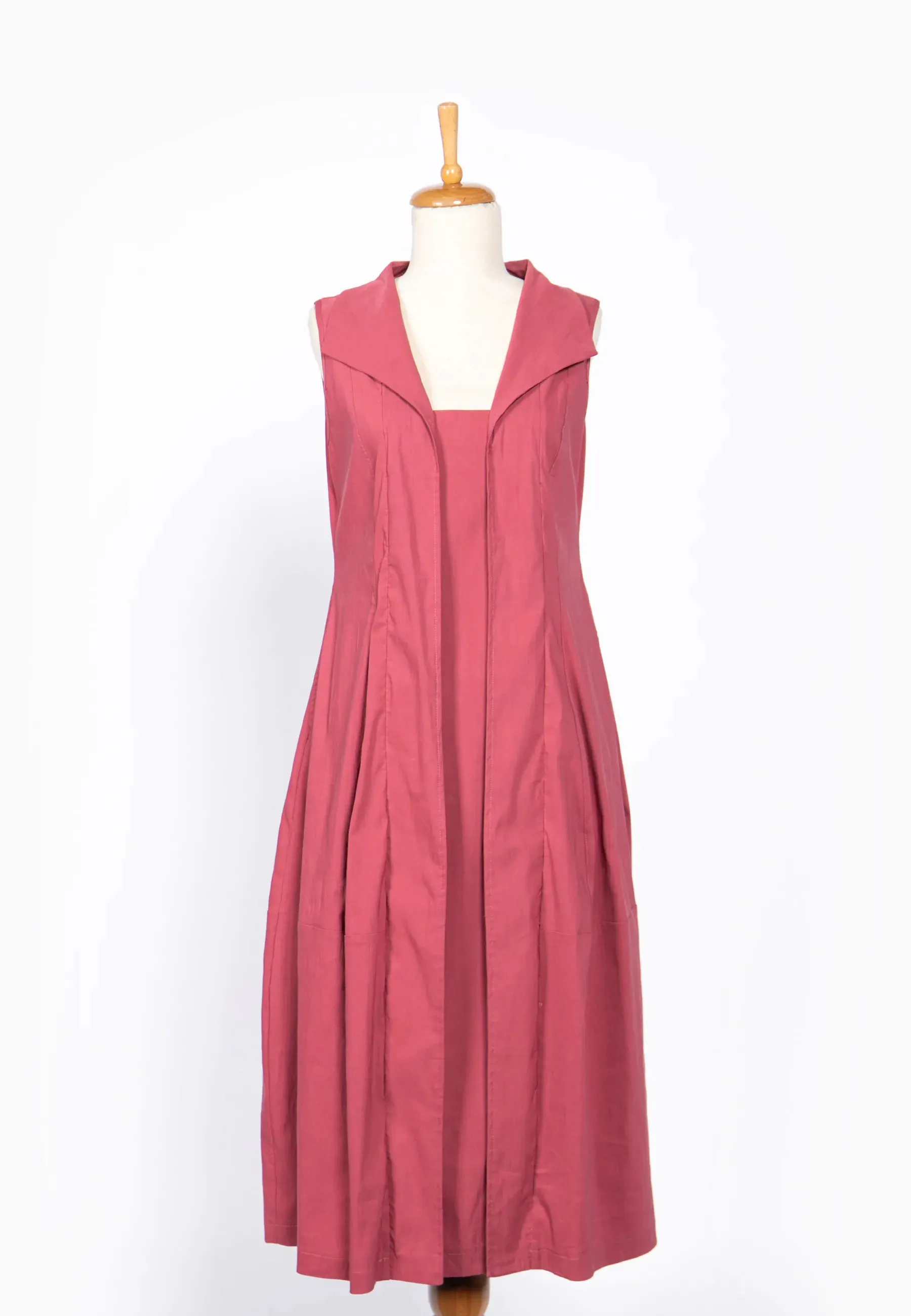 NOLA Stretch linen & cotton blended, long dress