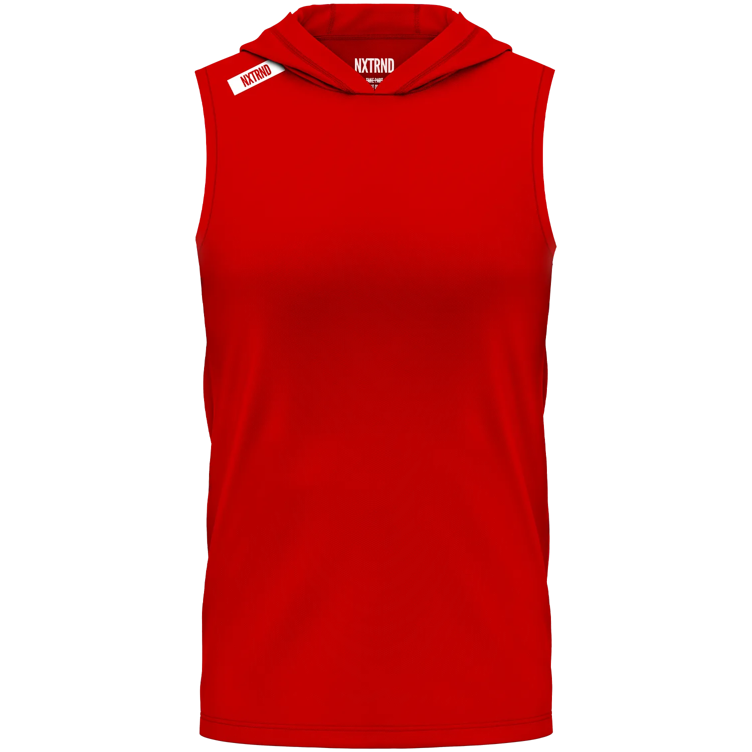 Nxtrnd Team Lightweight Sleeveless Hoodie Red