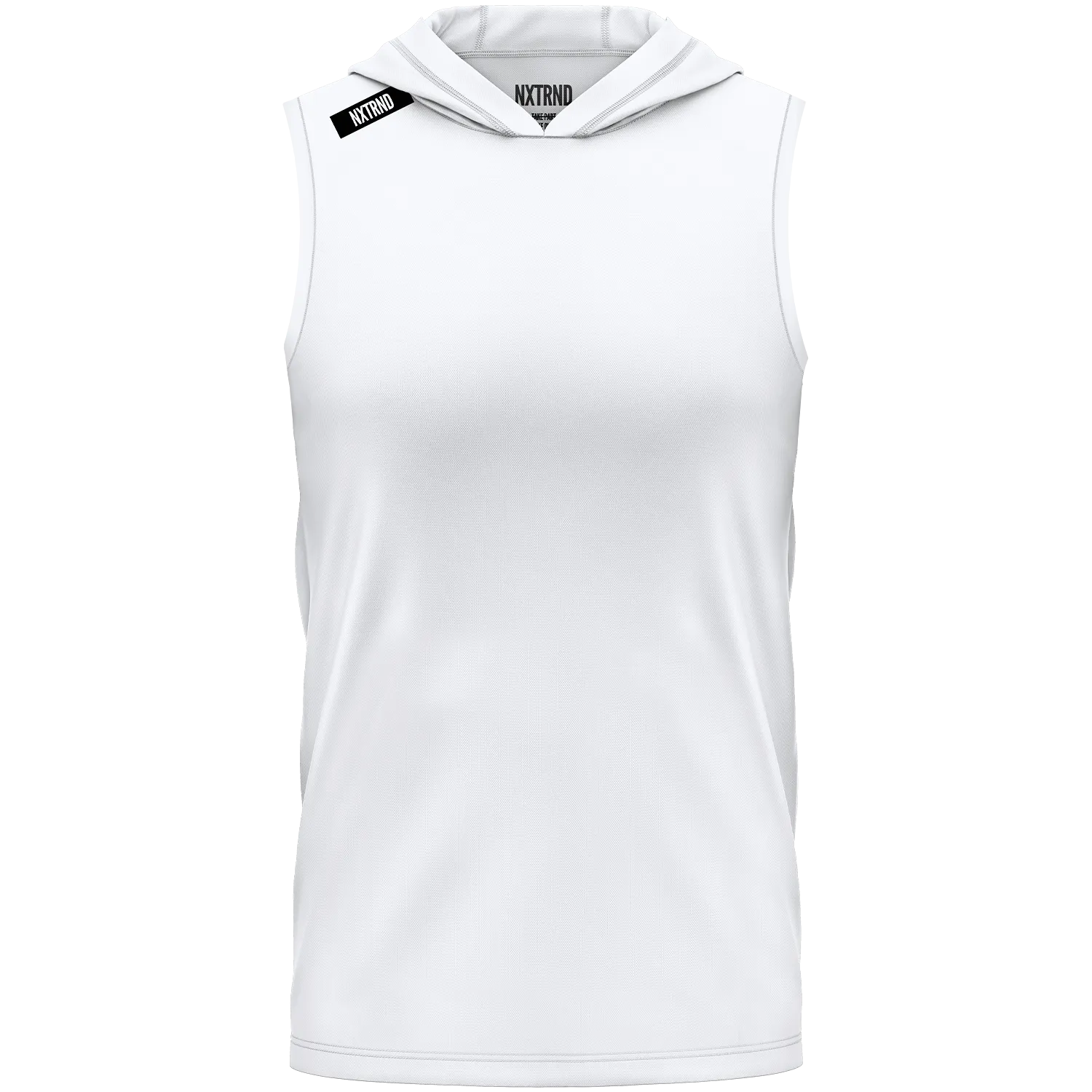 Nxtrnd Team Lightweight Sleeveless Hoodie White