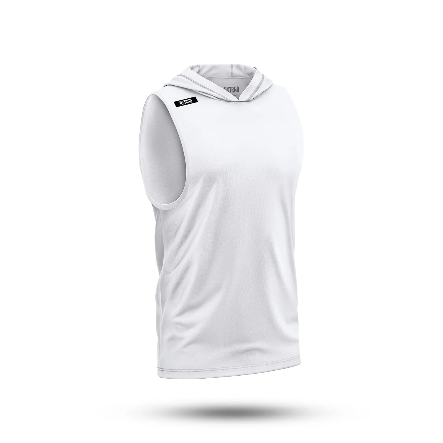 Nxtrnd Team Lightweight Sleeveless Hoodie White