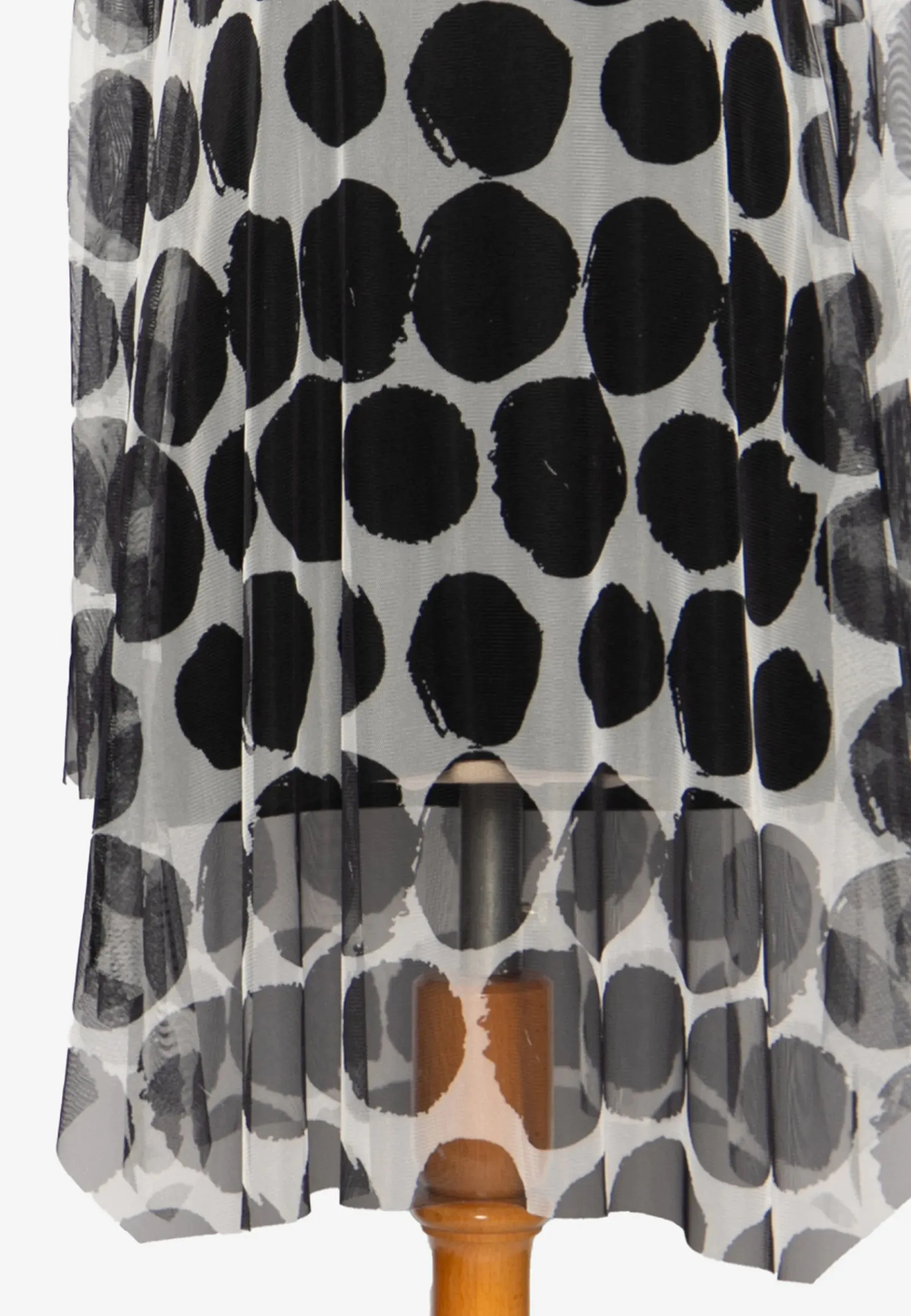 ORBIT Printed mesh & viscose jersey blended tunic