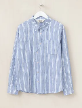 Organic Placket Shirt (Blue)