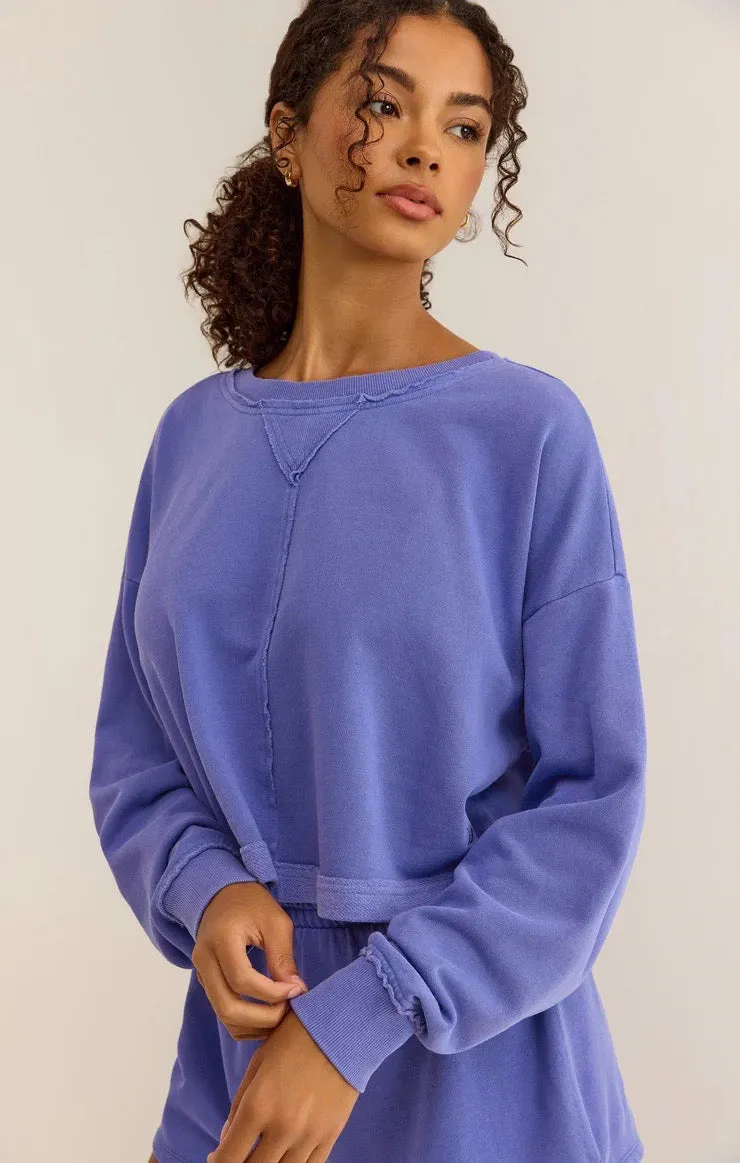 Party in the Back sweatshirt - Baja Blue