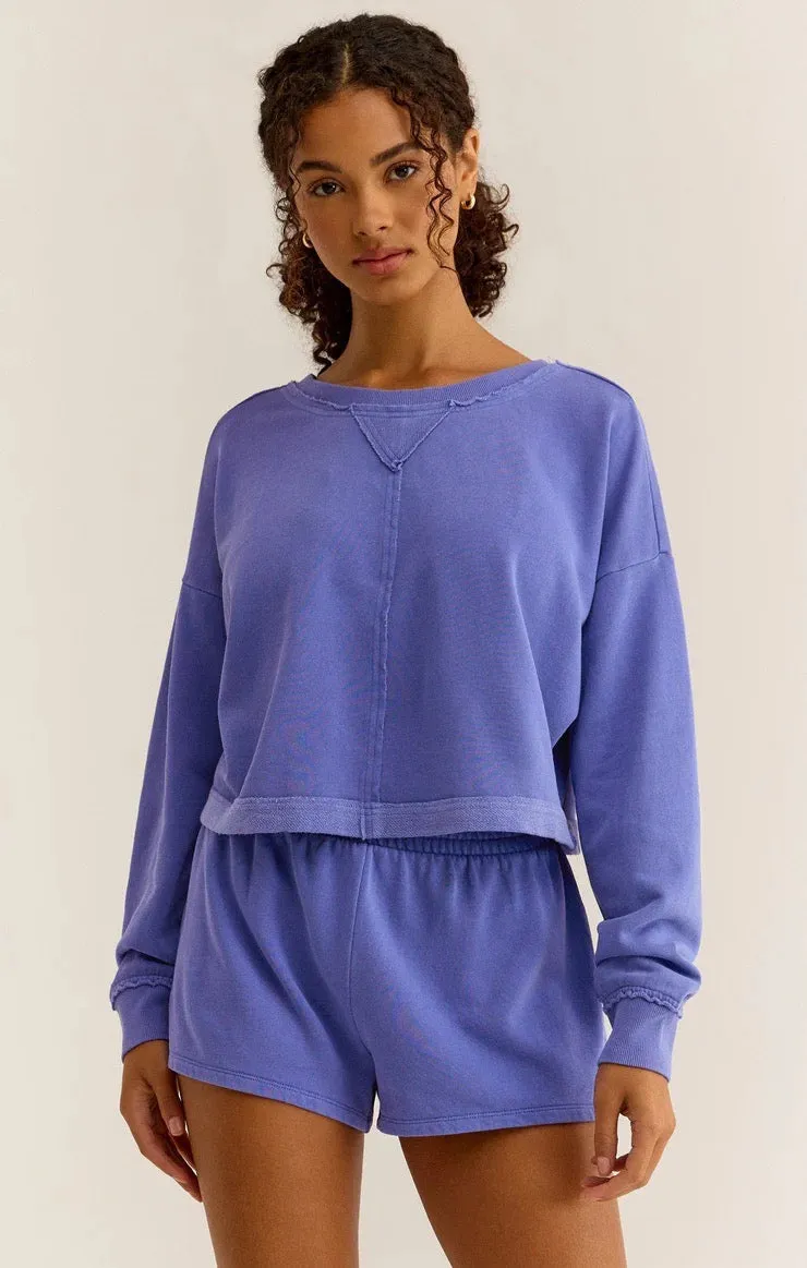 Party in the Back sweatshirt - Baja Blue