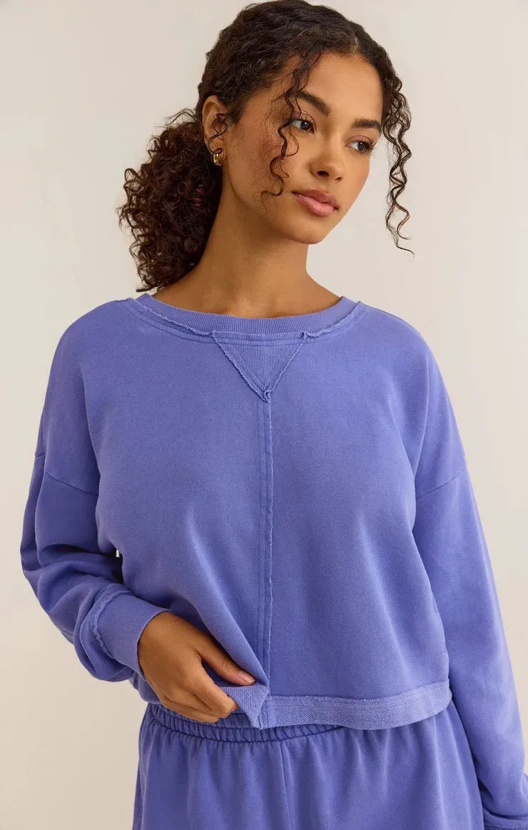 Party in the Back sweatshirt - Baja Blue