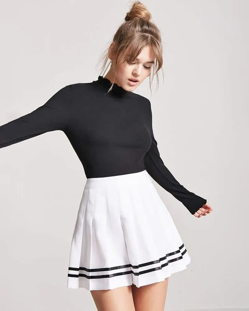 Pleated Skirt School Uniform Cheer Skirt