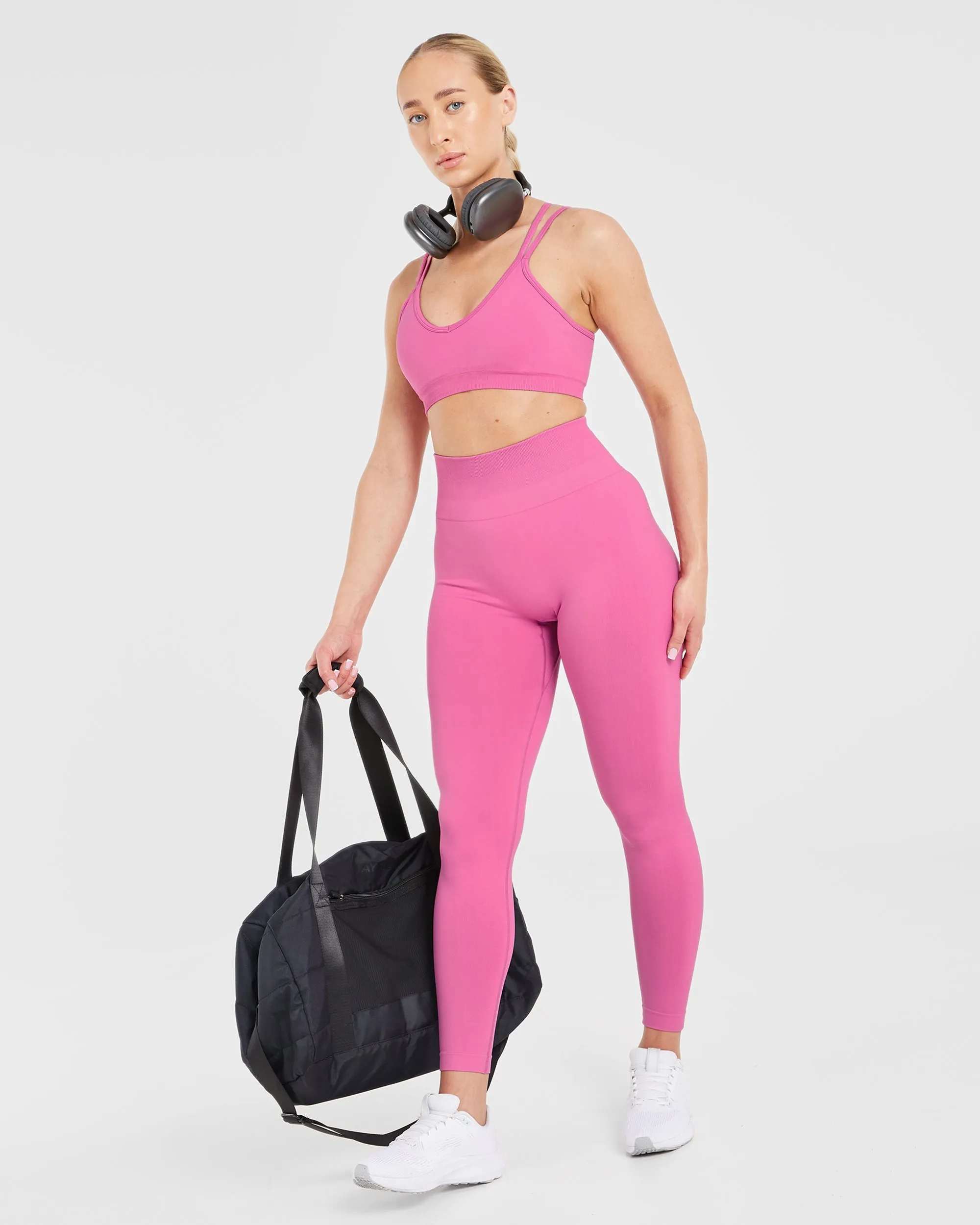 Power Seamless Sports Bra - Pink