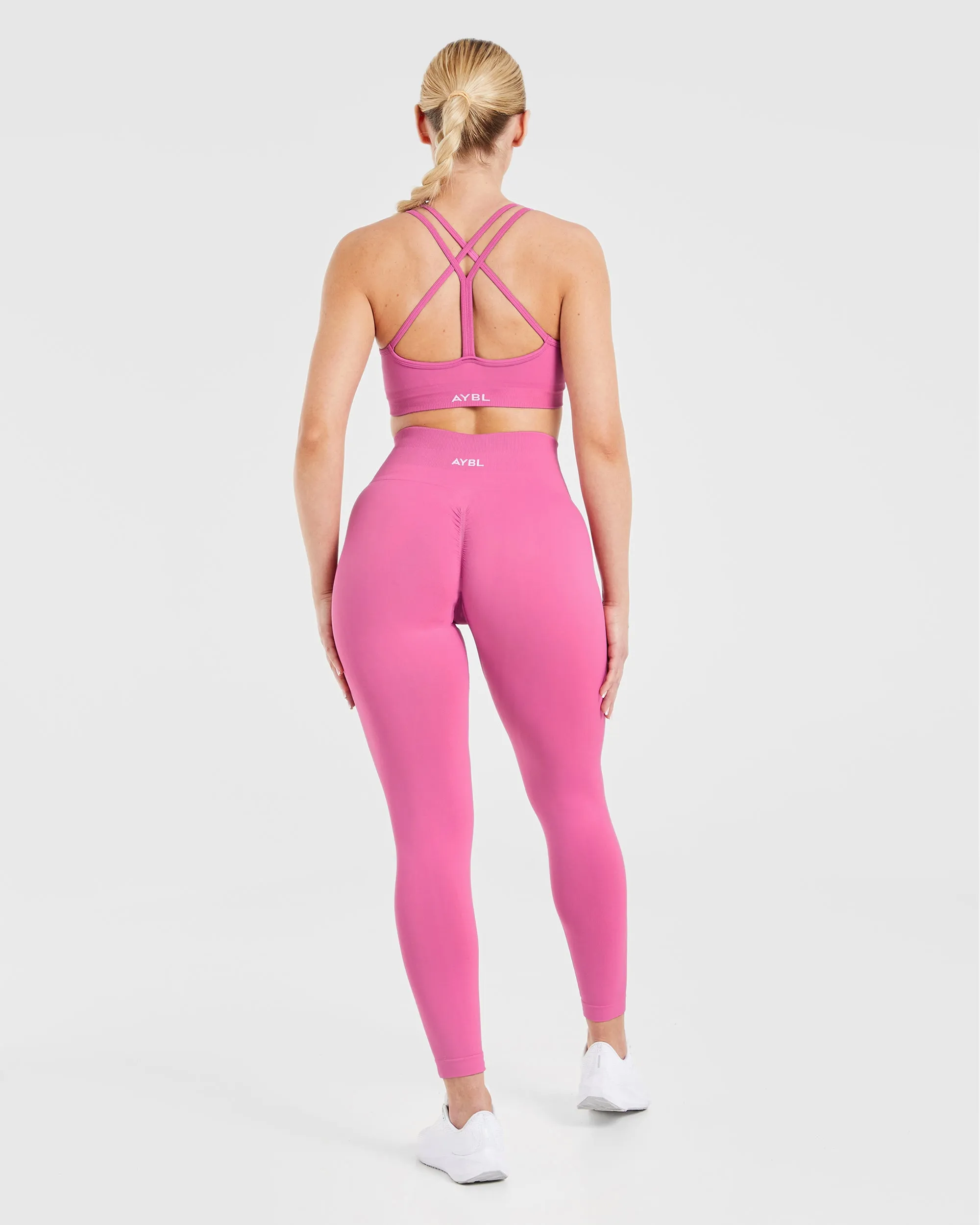 Power Seamless Sports Bra - Pink