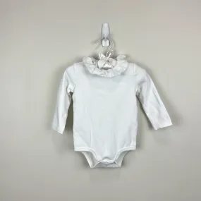 Ralph Lauren Eyelet Trim Interlock Bodysuit White 3 Months