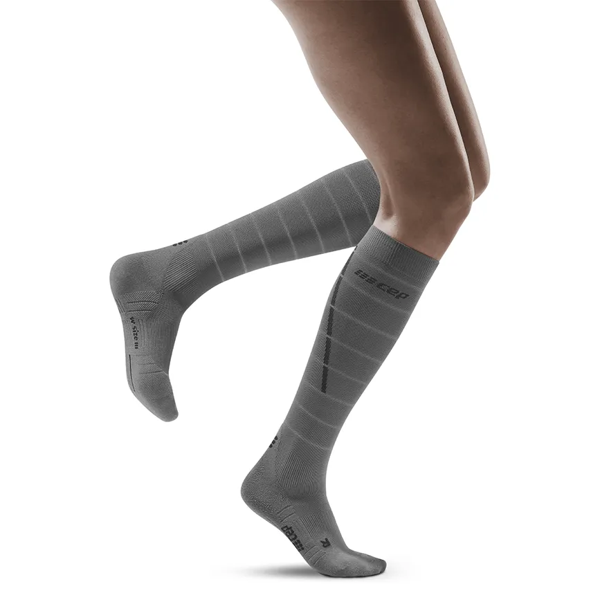 Reflective Tall Compression Socks, Women